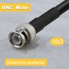 LEONTOOL BNC Male Connector Crimp Type RG58 Low Loss Cable DIY 12pcs RG58 Crimp