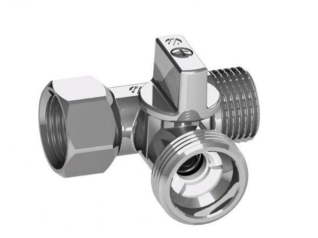 Válvula de bola de tres vías para lavadora lavavajillas 1/2''x3/4”x1/2” Arco 0233510