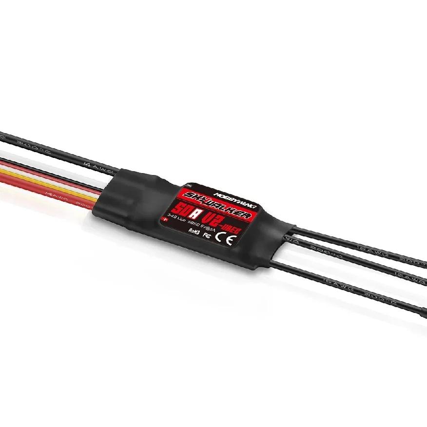 HOBBYWING Skywalker V2 15A 30A 40A 50A 60A 80A 100A Brushless ESC Speed Controller UBEC T/XT60 for RC FPV Quadcopter Drone Plane