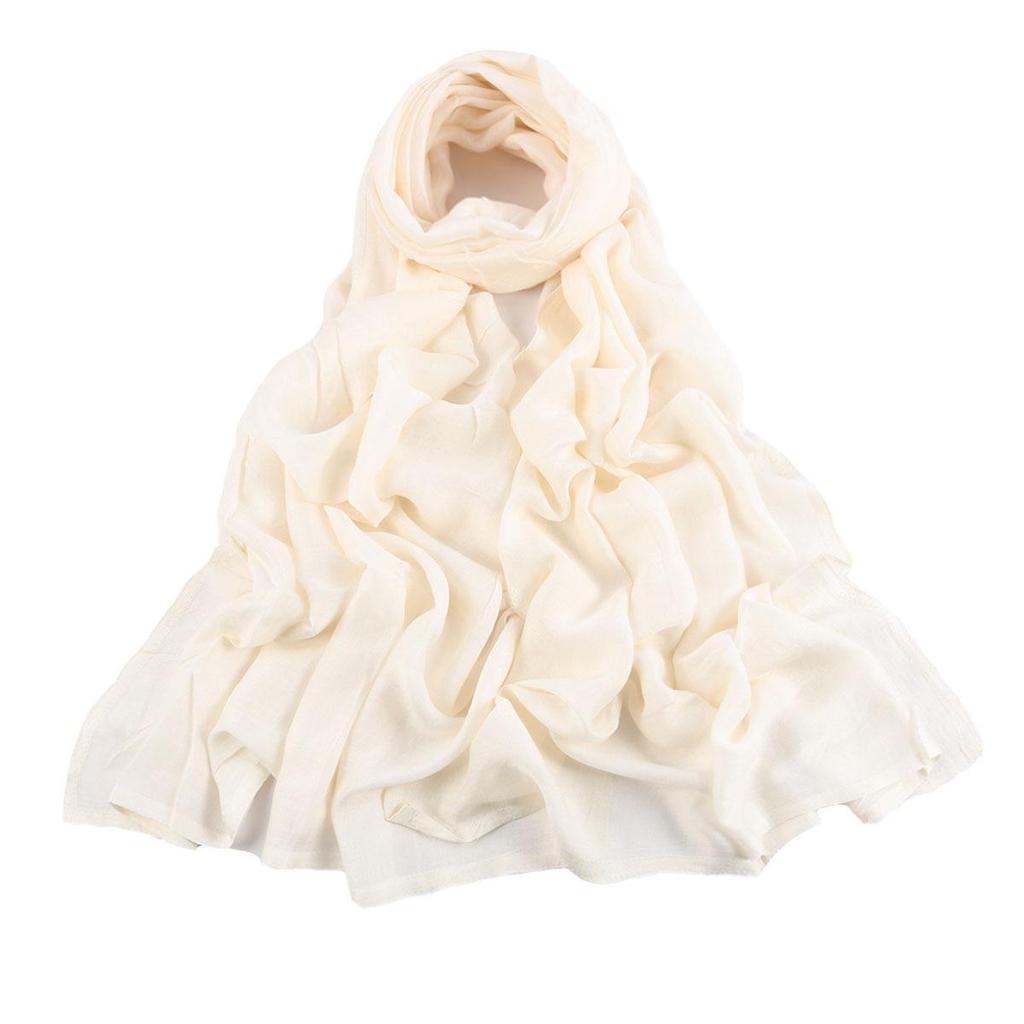 Breathable Rayon Wide-Brim Shawl & Scarf