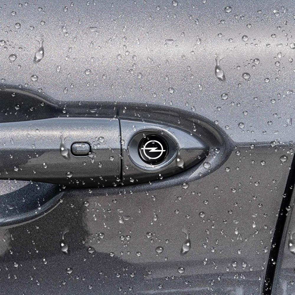 VSZA7 10Pcs Car Styling Key Remote Control Sticker Badge Decor Auto Accessories For Opel OPC Astra K Vivaro Corsa Zafira Insignia Sign