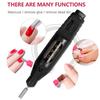 LINMANDA Nail Art Drill Kit File Professional Electric 20000rpm Manicure Pedicure Drill Sander Pen Nail Art Grinder Home Use