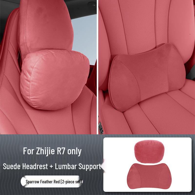 Zhiji R7/S7 Headrest Neck Protection Pillow - Comfortable, Breathable Car Seat Cushion for Driving Support