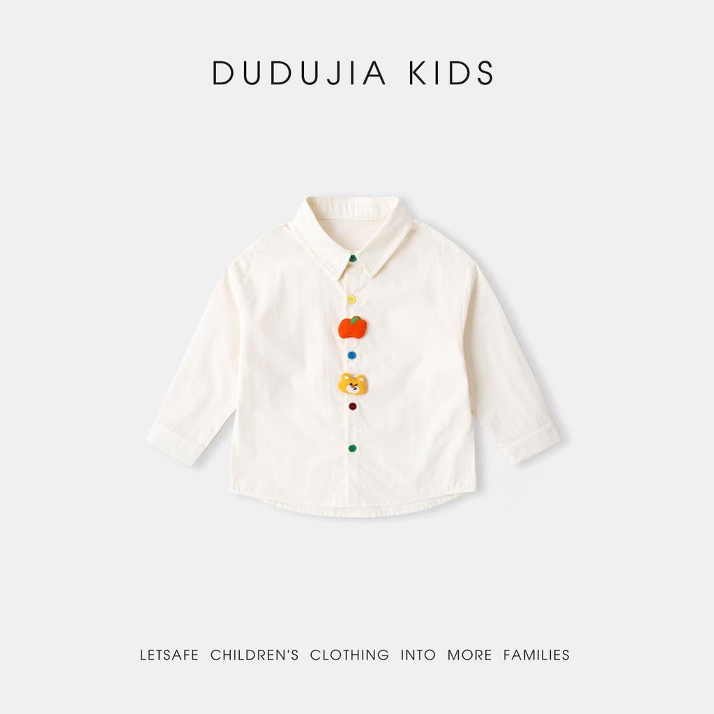 100% Cotton Dudu Family Kids' Spring Shirt - New Arrival for Boys & Babies