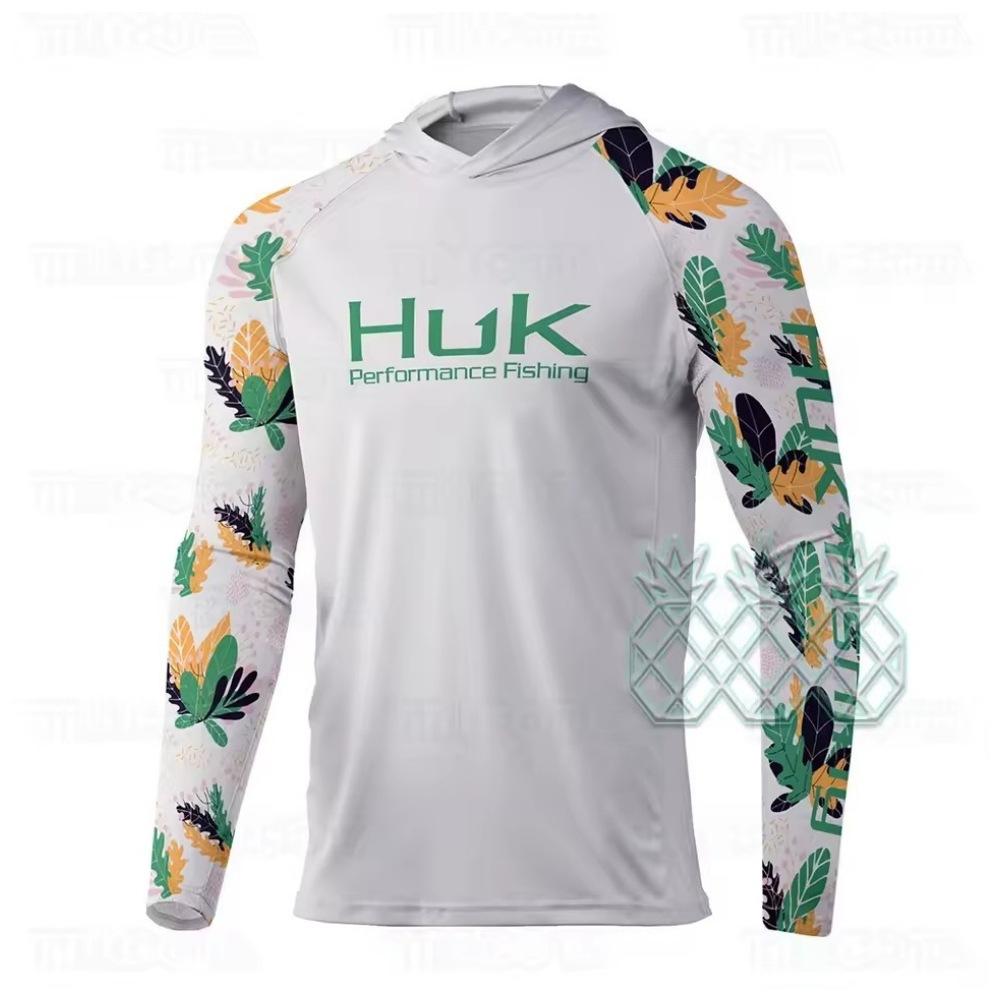 HUK Fishing Suit Men's Long-Sleeve Fishing Suit Sea Fishing Boat Quick-Dry Breathable Sun Protection Fishing Suit