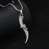 Nuova Collana con Ciondolo Coltello a Texture Geometrica da Uomo Stile Punk Hip-Hop Catena per Maglione Dominante Accessorio Vendita all'Ingrosso