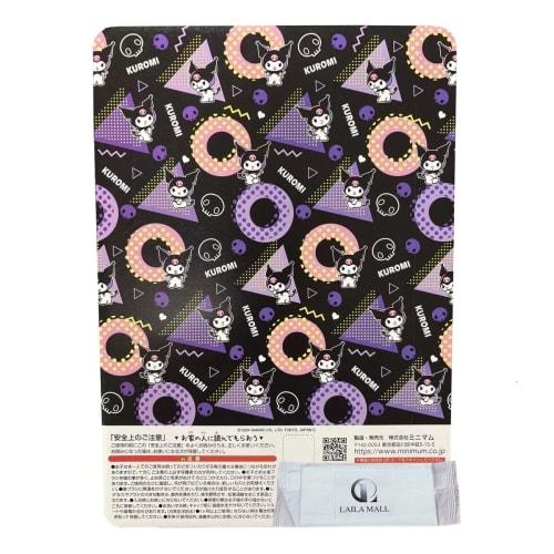 Genuine Children's Hapika Electric Toothbrush Set, Kuromi, Sanrio Design, Includes 6 Replacement Brushes, and a Convenient Hard Case (Registered Trade