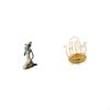 African Tribal Lady Statue Table Decoration Handmade Craft Collectible Art Piece Resin Ornament