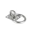 6mm Stainless Steel Pad Eye Plate U-Shaped Hook Marine Hardware For Ship Yacht Sun Shade Sail Hammock Wall Ceiling Mount Hanger