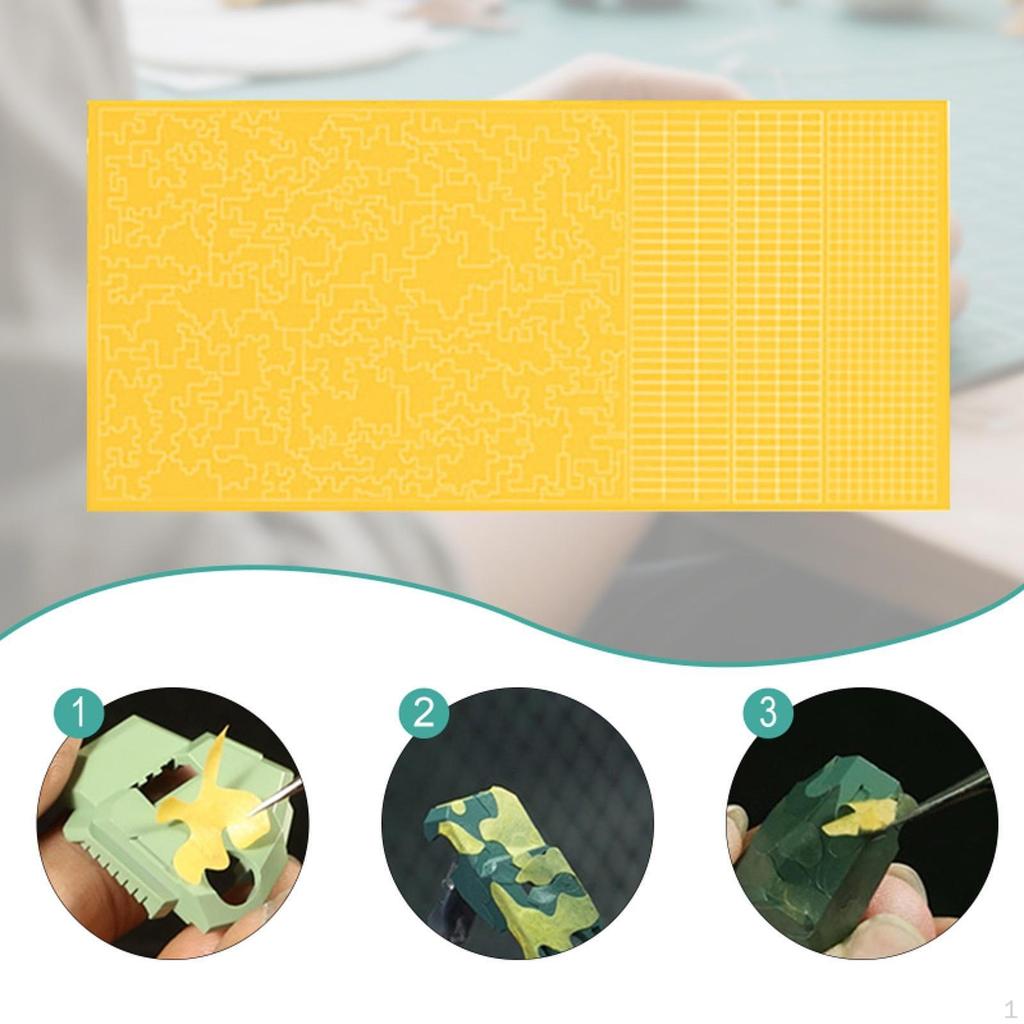 Fine Line Masking Tape Fast Paste Multipurpose Artist Miniature Tank Spray Tapes Solvent Resistance