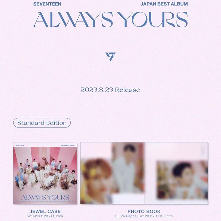 Seventeen JAPAN Album Always Yours reguläre Ausgabe CD