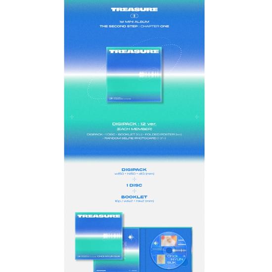 TREASURE - 1. MINI ALBUM [THE SECOND STEP CHAPTER ONE] (DIGIPACK ver.) (so jung hwan)