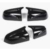 Exterior Rearview Side Mirror Housing Shell Caps Carbon Fiber Pattern Gloss Black Side Door Mirror Cover For Tesla Model 3