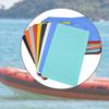 2Pcs Waterproof PVC Repair Patch Square Rubber Boat Patch Inflatable Boat Repair Tool for Rubber Dinghy Canoe Kayak