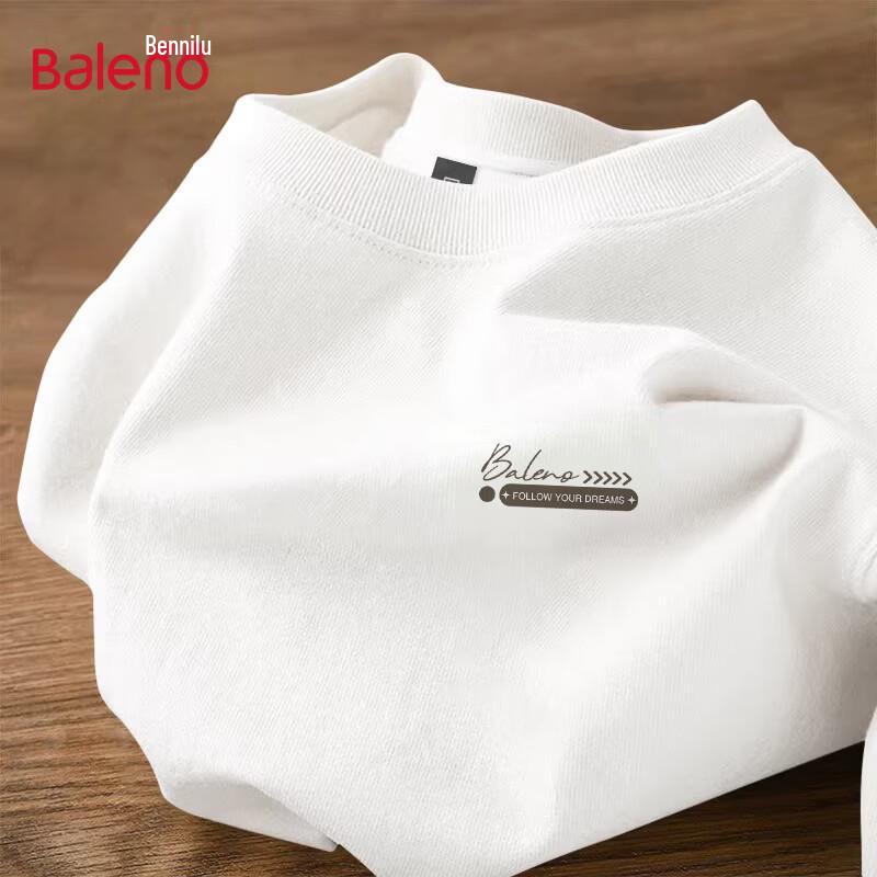 Baleno Men s 2026 Summer Pure Cotton Loose Fit T-shirt XL