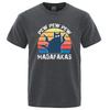 Pew Pew Madafakas Tshirt Men Short Sleeve Novelty Funny Cat T Shirt Vintage Summer Tops Shirts Tee T-Shirt Crew Neck Streetwear