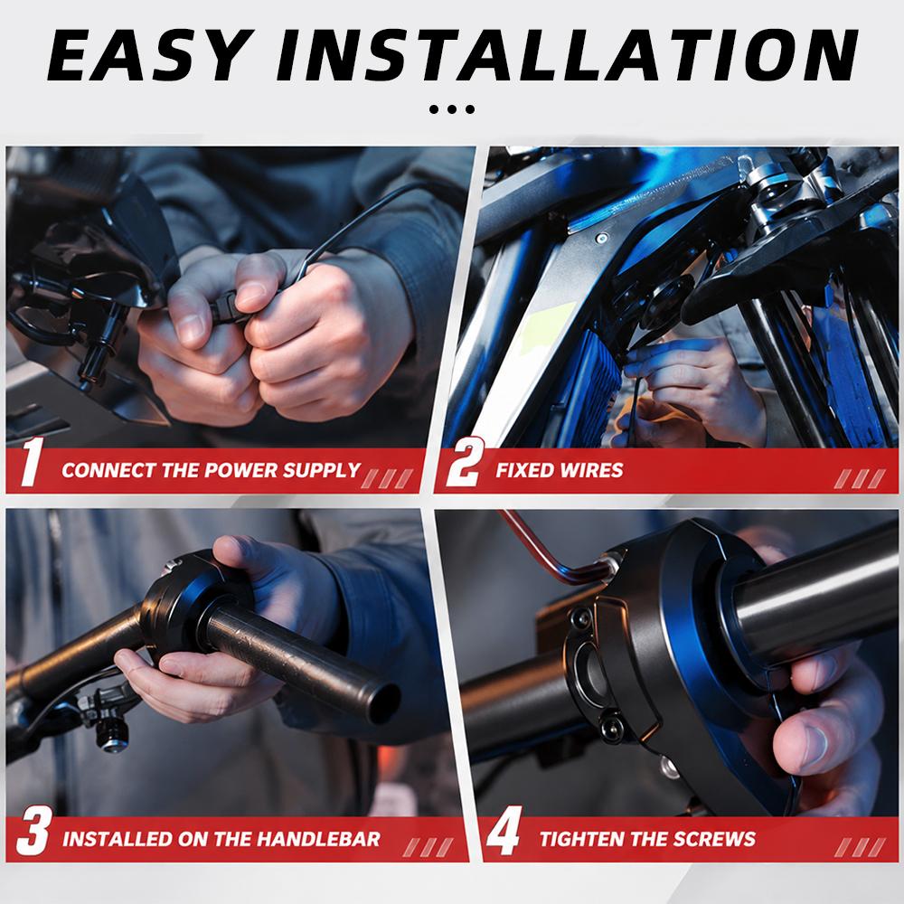 Handlebar Accelerated Handle Throttle Throttle Turn Grip For Surron Light Bee X S Electric Dirt Bike E-bikes Motorcycle Parts Throttles 2