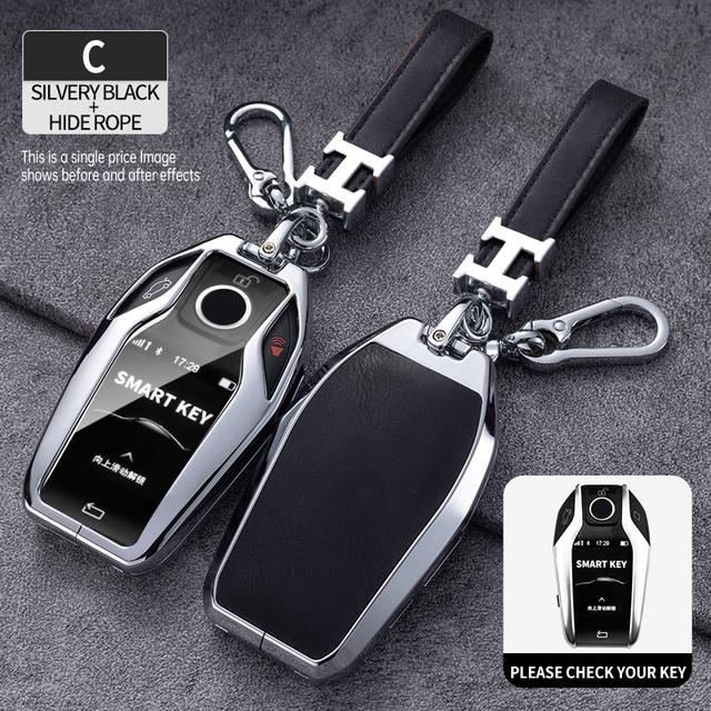 Zinc Alloy Car Remote Key Case Cover Shell For BMW 5 7 Series G12 G11 G30 G32 G31 I8 I12 I15 G01 X3 G02 X4 G05 X5 G07 X7 Car Bag