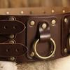 Medieval Renaissance Wide Belt Men's Leather Knight Pirate Warrior Medieval Belt Embossed Larp Cosplay Props Costume Accessory