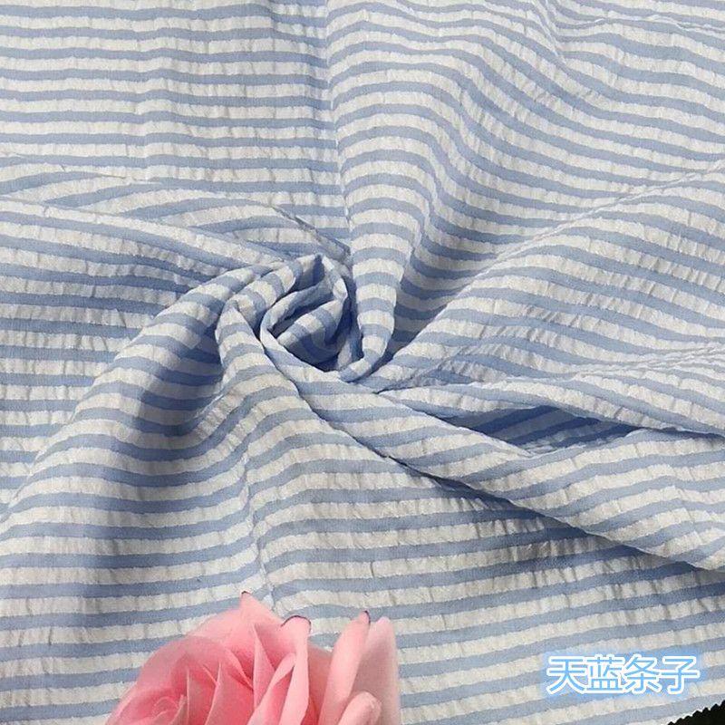 Sommer Plaid Dünne Kleidung Stoff Atmungsaktiv Komfortable Shirts Kleid Material Patchwork DIY Handgemachte Bekleidung Nähen Stoffe Ins