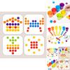 Wooden Color Sorting Stacking Cups Toy For Kids Educational Play And Focus Development