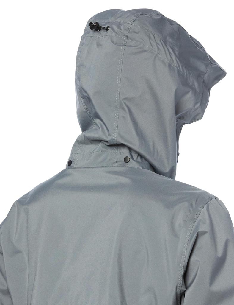[Document] Rain Suit with Helmet Compatible Hood, Breathable and Waterproof, Charcoal G, Medium