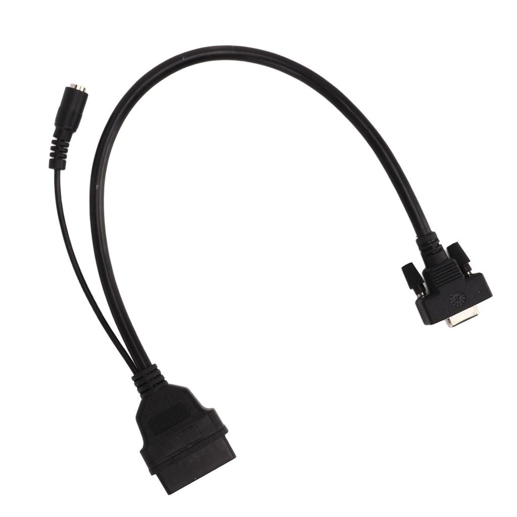 OBD Adapter Cable 16pin Male 15pin Female Plug and Play Diagnostic Connector Replacement for Launch X431