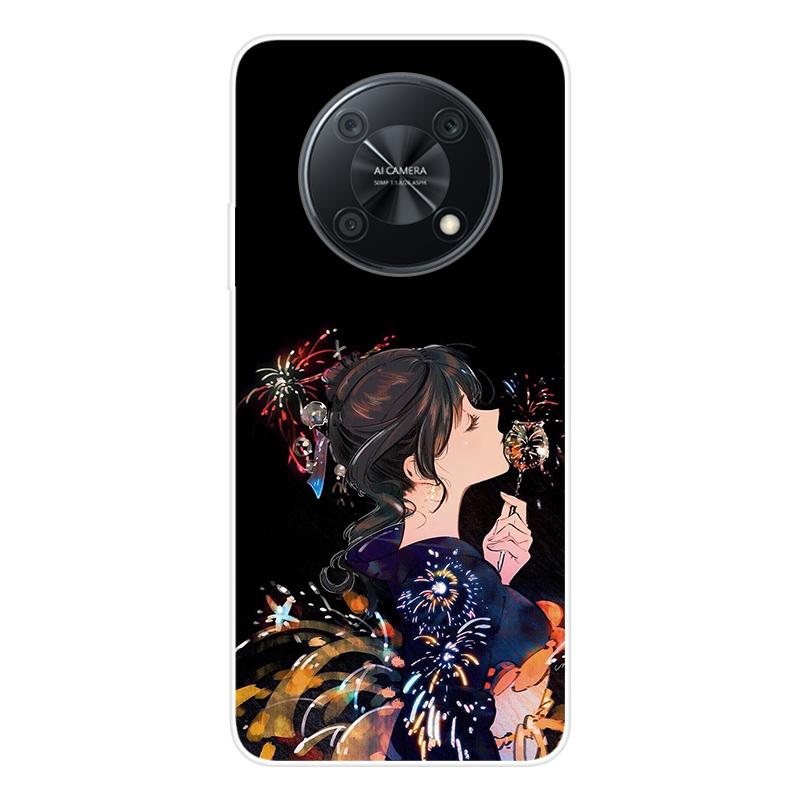 For Huawei nova Y90 Y 90 novaY90 Case Soft Silicone Back Cover Cartoon Phone Case Diversification