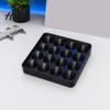 4x4 Billiard Ball Groove Design 16 Holes Tray Billiards Storage Box with Anti-Slip Arc Concave Durable 3D Printed Pool Holder Tray for Snooker