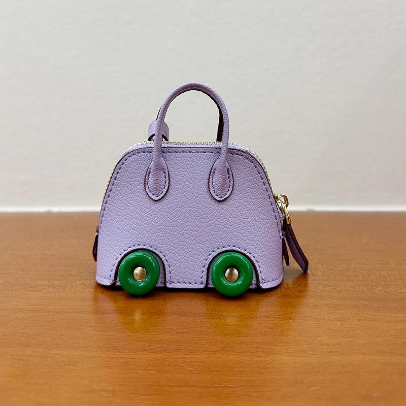 Mini Wheel Shell Bag Charm: Cute Coin Purse & Earphone Accessory - New Bowling Bag Charm