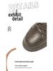 Men's Spring High-Top Waterproof Non-Slip Breathable Black Leather Casual Chef Shoes