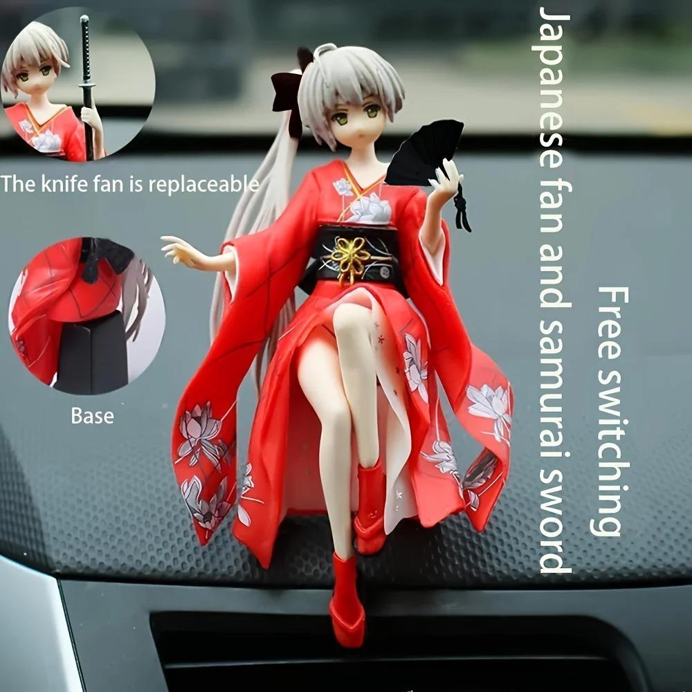 Japanese Anime Cute Action Figure Decorations Home And Car Decoration Beautiful And Durable Car Accessories For Girls Series
