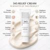 KIMEE 345 Relief Cream | Daily Face Moisturizer for Soothing Recovery and Blemish Care with PDRN and Niacinamide | Korean Vegan Skincare for All
