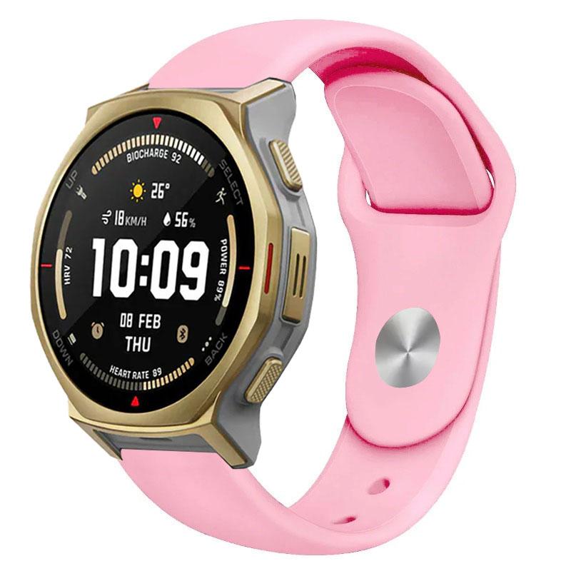 18/20/22mm Sport Silicone Strap For Amazfit T-REX3 Pro 48/44mm Active 2 Bracelet Wristband For Amazfit Helio Balance 2-1/Bip 6-5