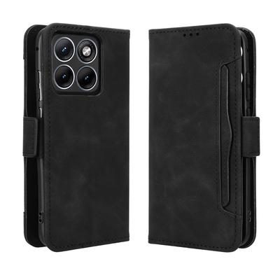 Flip Case for Motorola Edge 70 Fusion, Card Slot, Black