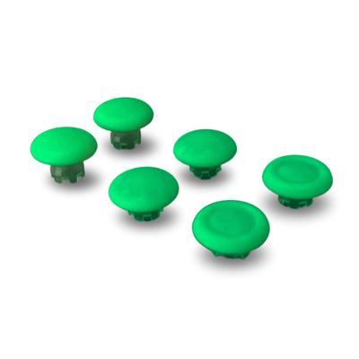 Karaful Gaming PS5 Edge Controller Compatible Replacement Stick Cap Dome Type Standard Type 6 Pieces (Green)