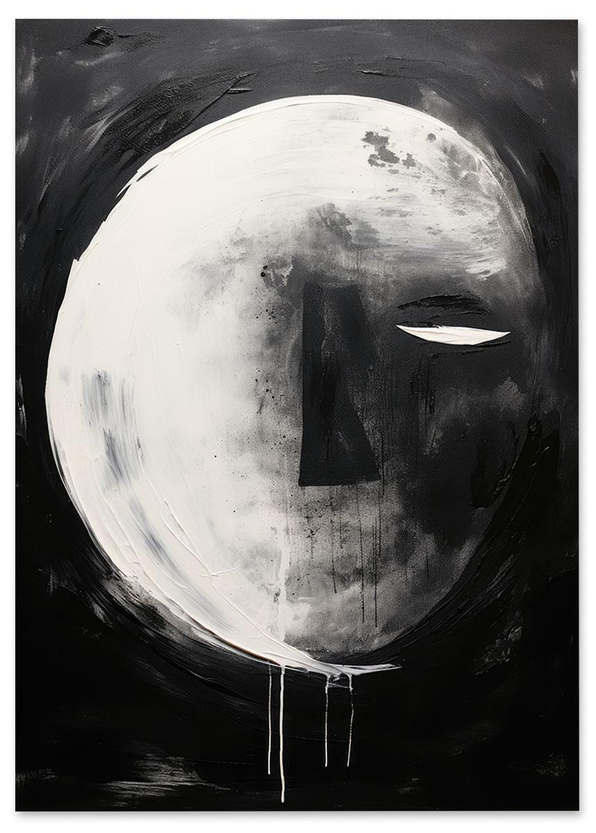 

Plakat księżyc twarz 30x40 cm