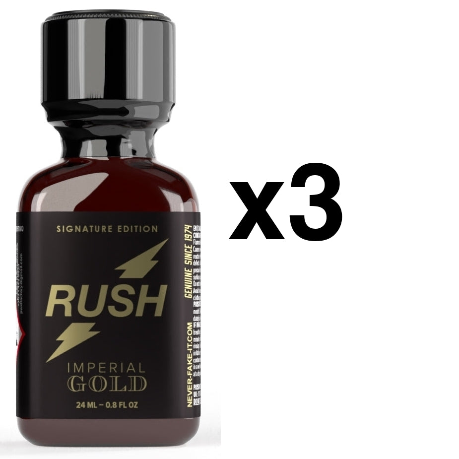 RUSH IMPERIAL GOLD 24ml x3 - BGP Leather Cleaner - LC Packs x3