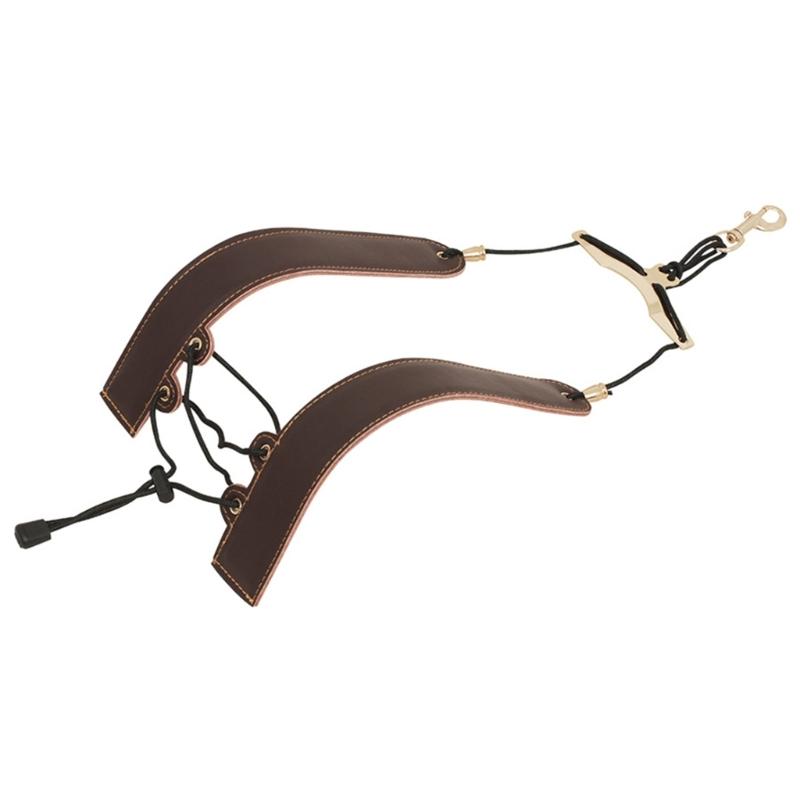 Saxophone Harness Strap,Leather Saxophone Shoulder Strap/Sax Chest Strap Baritone,Tenor,Alto and Bari Sax Strap Gift