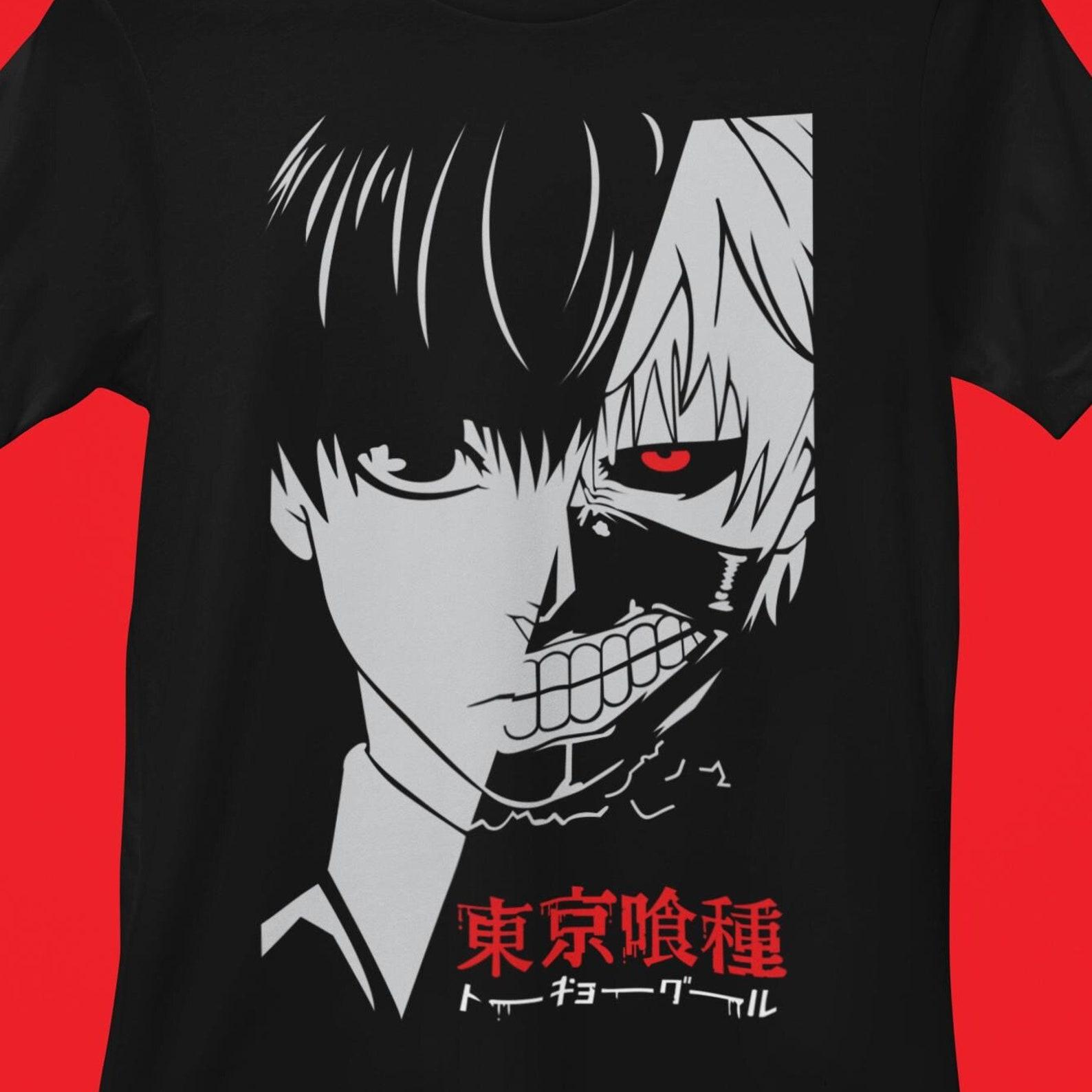 Ghoul Anime Shirt: Fire Style Graphic Tee 3XL