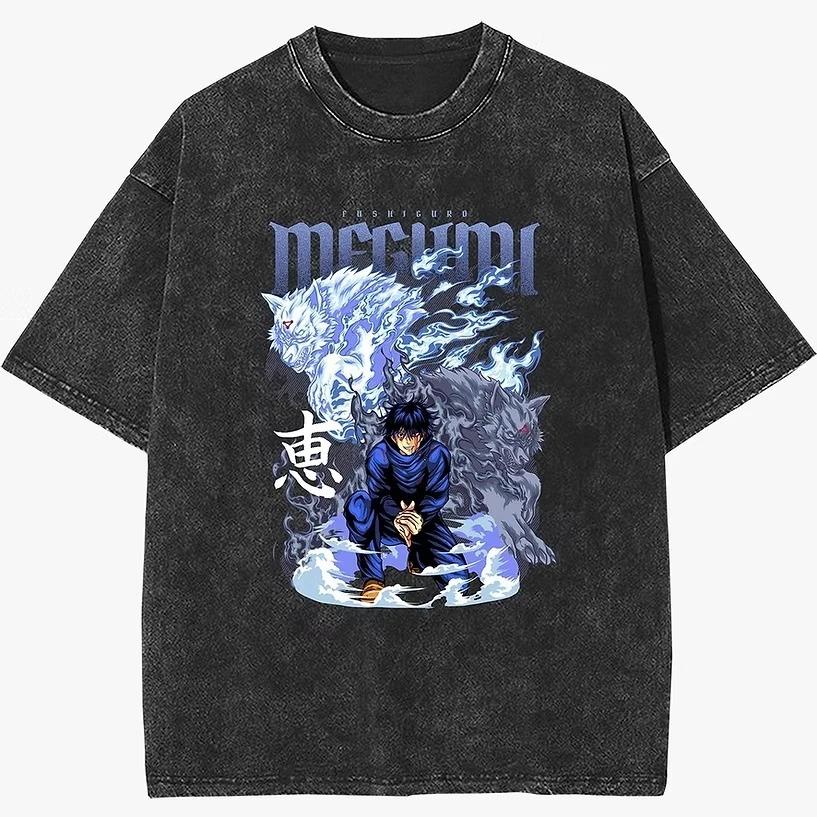 That Time I Got Reincarnated as a Slime Tensei Shitara Slime Datta Ken Rimuru Tempest Battle Form Graphic Print Vintage Washed Distressed