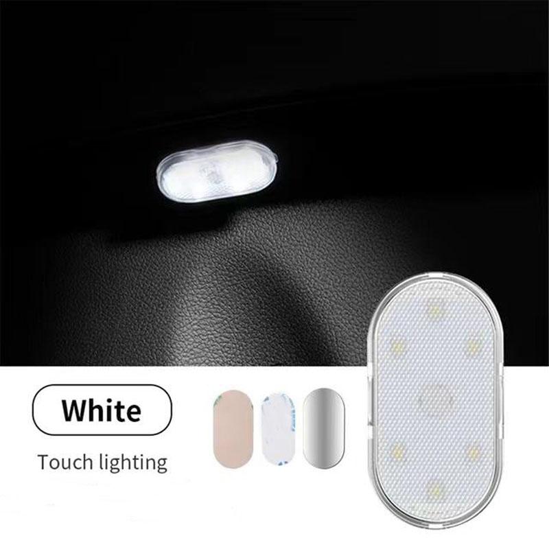 Rechargeable Magnetic Touch Light Hand Car Roof Magnets Ceiling Lamp Indoor Car Night Reading Lights Colorful Car Interior Lamp