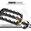 NICECNC For Kawasaki KLR650 KLR 650 1987-2024 2023 2022 Motorcycle Footpegs Footrest Forged Larger 7075 Billet Aluminum