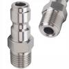 Adapter Szybkozłącze G1/4-L12 – Gwint Zewnętrzny 1/4" (12 Mm) | Stal Nierdzewna | Do Myjek, Pianownic, Lanc