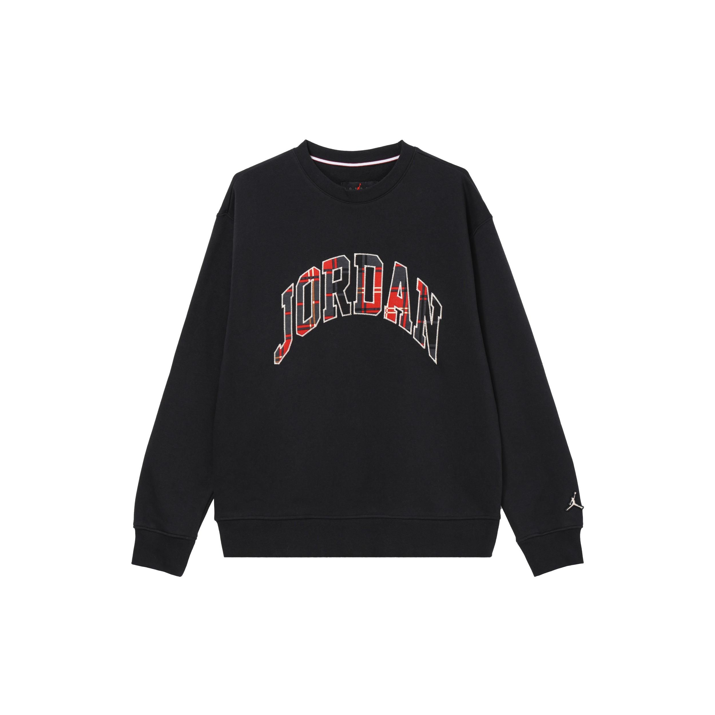 Air Jordan Logo Sweater Black red Men s DV1576-010 L