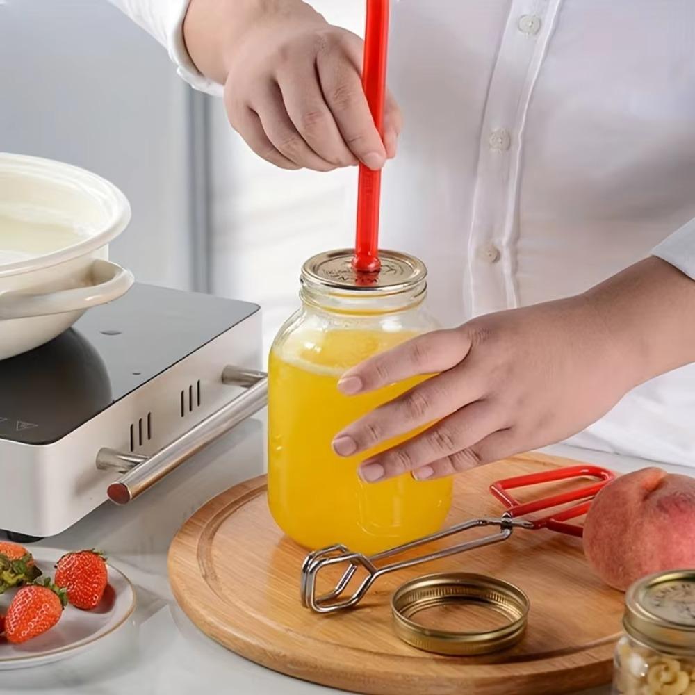 7Pcs/Set Green/Red Canning Kit Anti-scalding Can Tong Kitchen Tools Jam Making Tools  Home