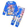 Children's Fashion Suit Skirt Round Neck Long Sleeve Top Pants