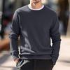 2024 Autumn/Winter Men's Round Neck European-American Knitwear Thin Wool Sweater