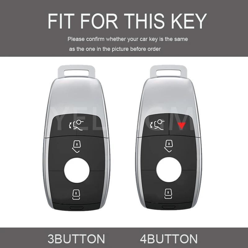 Car Remote Key Case Cover Shell Fob For Mercedes Benz A C E S G Class GLC CLA GLB GLS W177 W205 W213 W222 X167 AMG Accessories