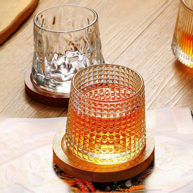 Kreativní sklenice na whisky Odolné točené sklo Koktejly Víno Brandy Šálek Voda Džus Čaj Hrnek Párty Sklenice na pití